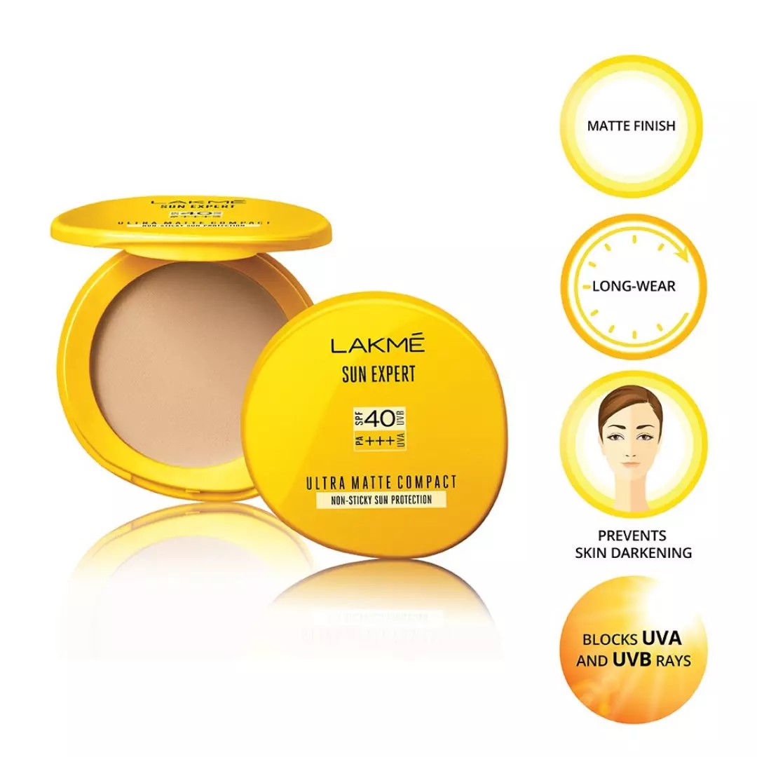 Lakme-Sun-Expert-Ultra-Matte-SPF-40-PA-Compact-4 ๐๐๐๐ร ๐๐ฎ๐ง ๐๐ฑ๐ฉ๐๐ซ๐ญ ๐๐๐
๐๐ ๐๐+++ ๐๐จ๐ฆ๐ฉ๐๐๐ญ ๐ฉ๐จ๐ฐ๐๐๐ซ - Image 3