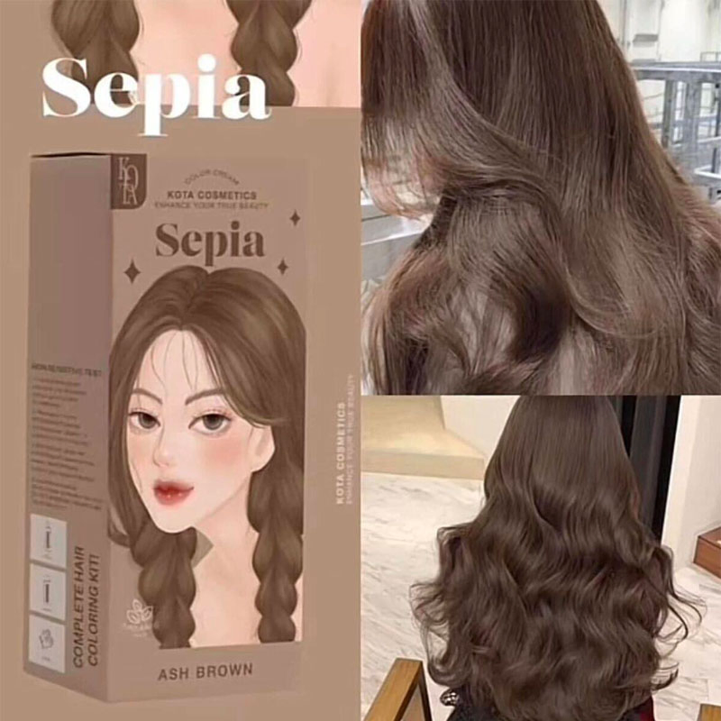 Kota-Cosmetics-Hair-Color-Cream-Sepia ๐๐ผ๐๐ฎ ๐๐ผ๐๐บ๐ฒ๐๐ถ๐ฐ๐ ๐ฆ๐ฒ๐ฝ๐ถ๐ฎ ๐๐ฎ๐ถ๐ฟ ๐๐ผ๐น๐ผ๐ฟ โ ๐๐๐ต ๐๐ฟ๐ผ๐๐ป - Image 2