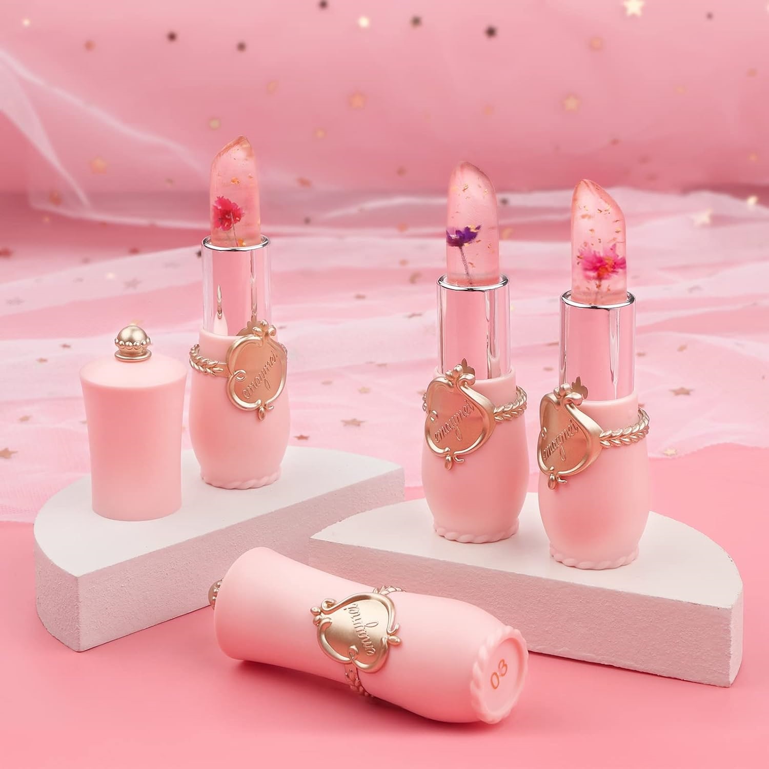 emay11747024847 𝐓𝐫𝐚𝐧𝐬𝐩𝐚𝐫𝐞𝐧𝐭 𝐉𝐞𝐥𝐥𝐲 𝐂𝐡𝐚𝐧𝐠𝐞 𝐋𝐢𝐩𝐬𝐭𝐢𝐜𝐤 (𝟏 𝐏𝐜𝐬) - Image 3